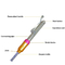 Jeringuilla Pen Needleless Injector ácido hialurónico 0.3ml de la ampolla para el balneario
